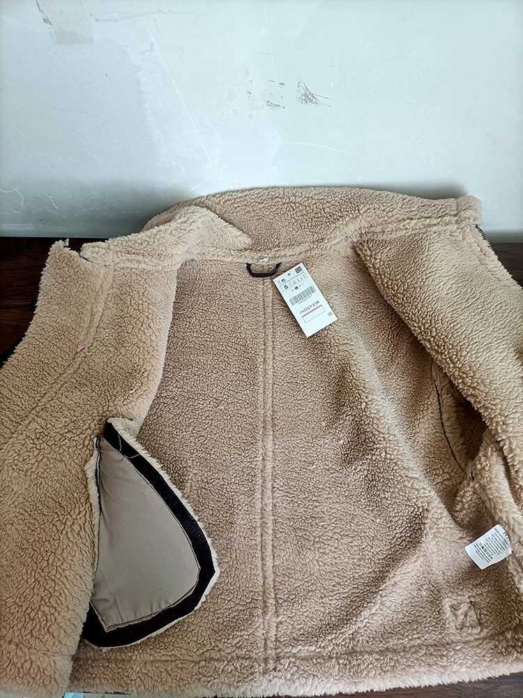 Women's Down Parkas Loose motorcycle winter wool Shpskin leather jacket thick Parka synthetic leather sheepskin coat Y241019HYV8