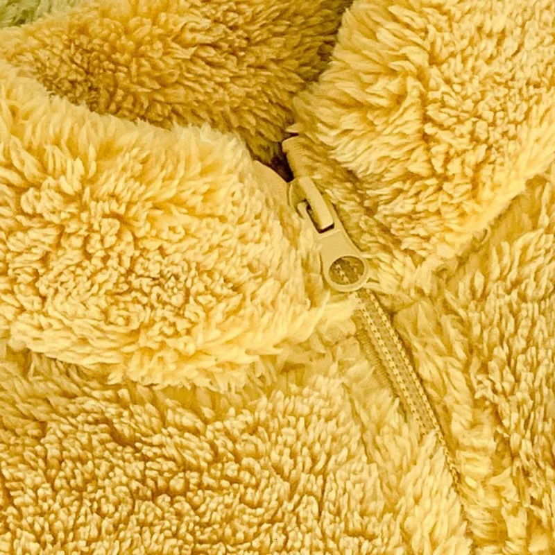 ChildrenS Spring And Winter Plush Coat DoubleSided Cashmere Clothes For Baby Warm Both Men Women 241018