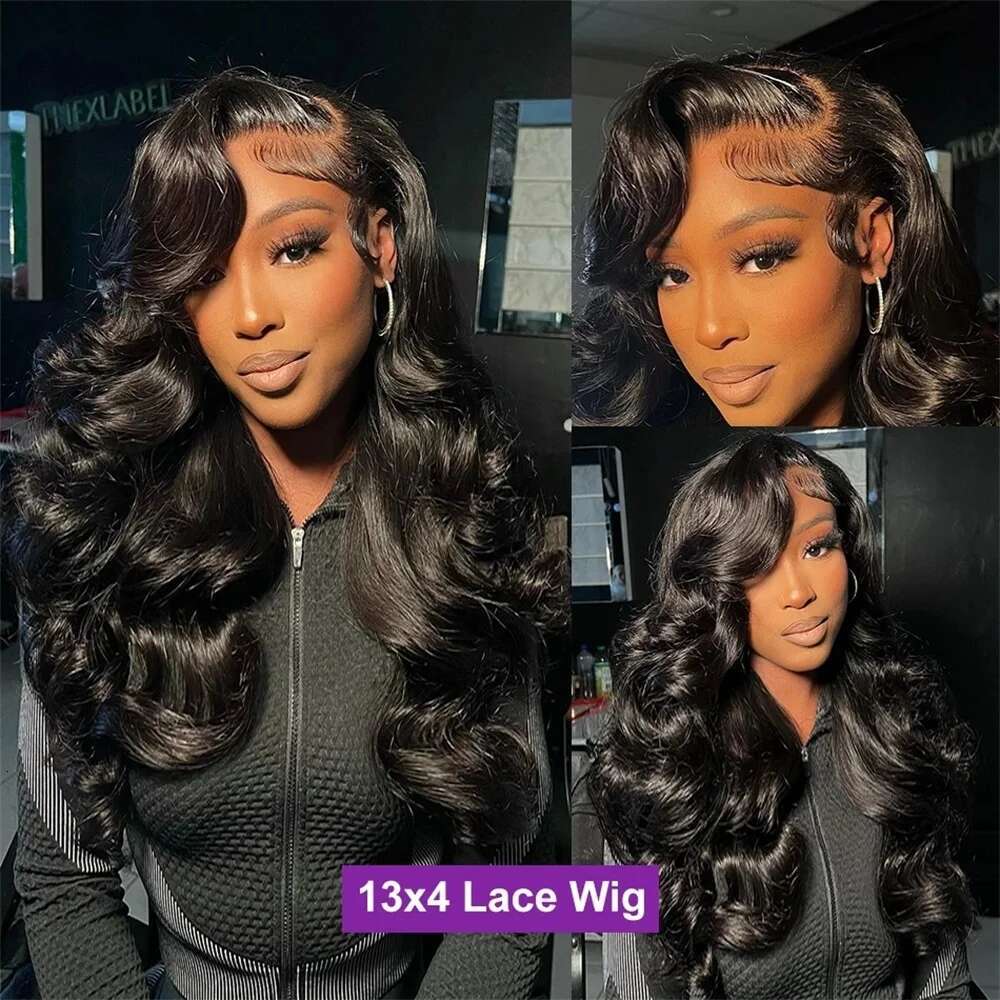 Body Wave Inch x HD Lace Front Human Hair Wigs X Glueless Wig Ready To Wear Brazilian Frontal For Women al