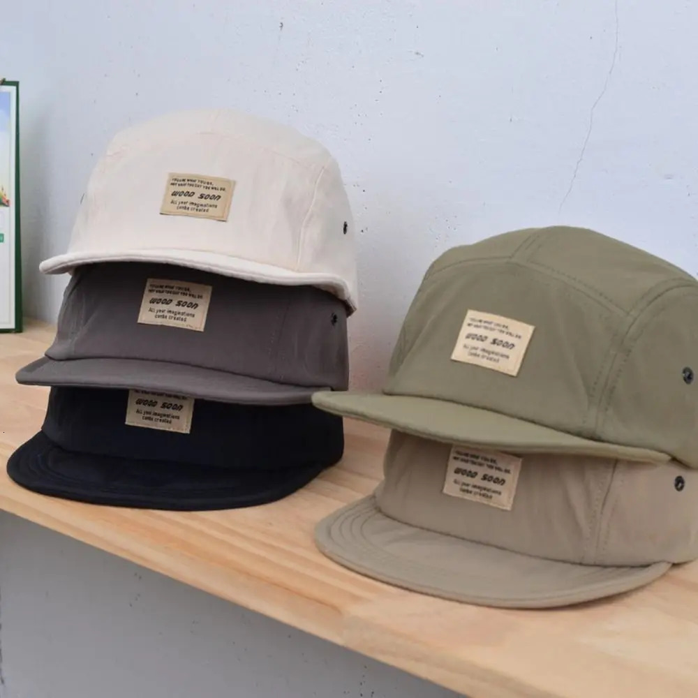 Breathable Quick-drying Baseball Cap Soft Top Short Brim Hip-hop Cap Flat Fashion Sport Sun Hat 241009