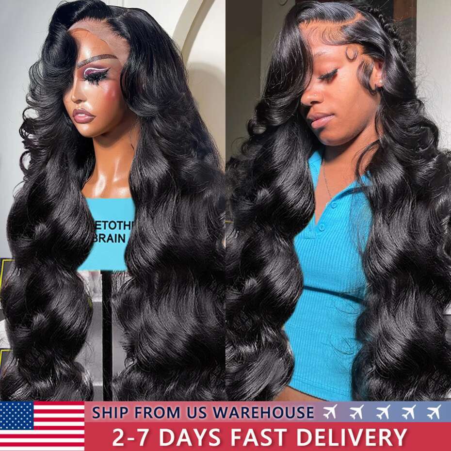 HD Transparent Inches x Body Wave Lace Front Wig Brazilian Remy Human Hair Frontal Wigs For Women al s