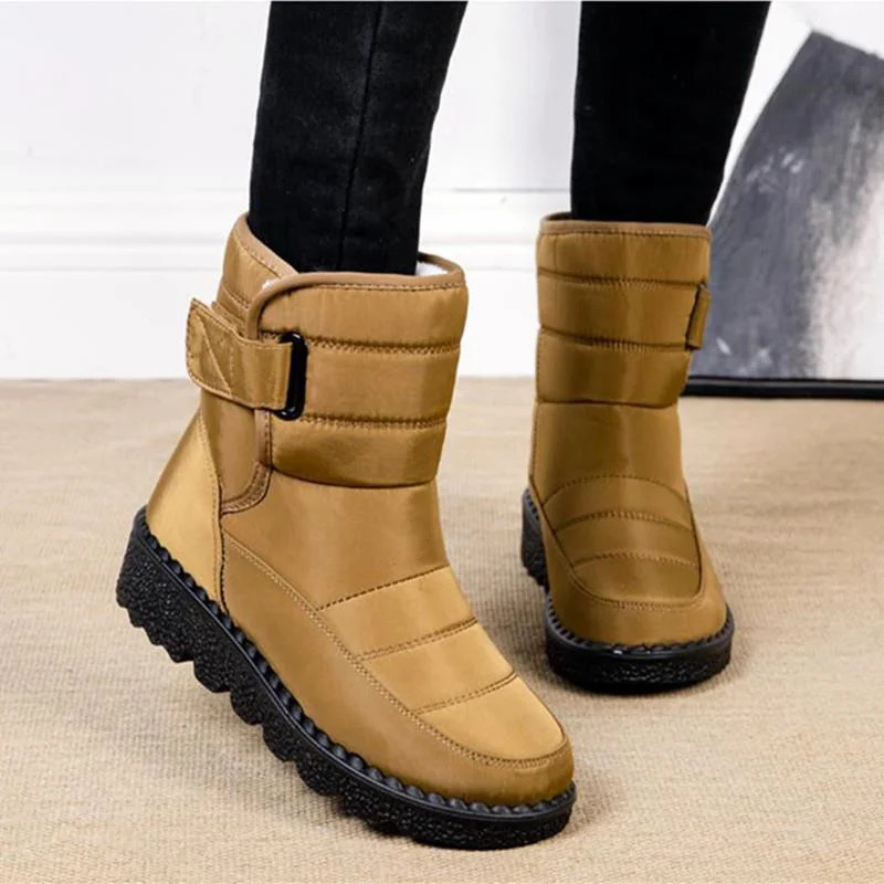 Womens boots snow soft womens shoes sliding platform boots womens casual ankle boots waterproof Botas Mujer winter shoes 241018