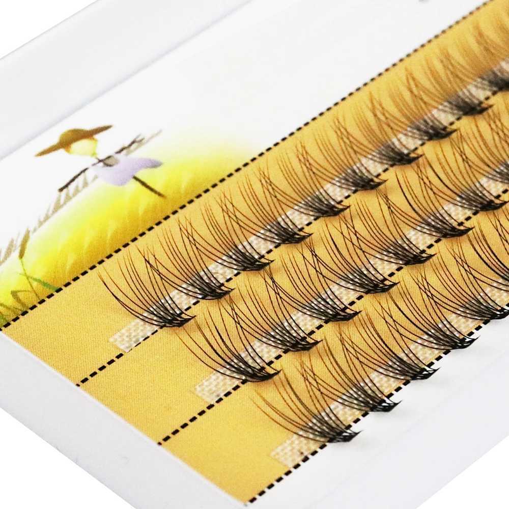 10D Clusters False Eyelash Natural Thick Eyelashes Extension 3D Individual Eyelash 1 Box/60 cluster Makeup Tool Lashes WholesaleXJ241019