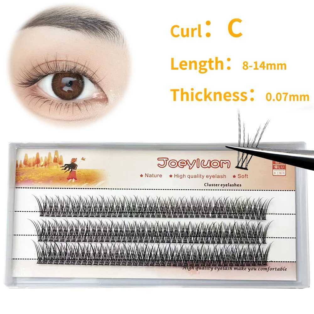 120/1 Box Bundles False Eyelash Natural Extension Single Cluster Set Personal Eyelash Makeup Tool EyelashXJ241019