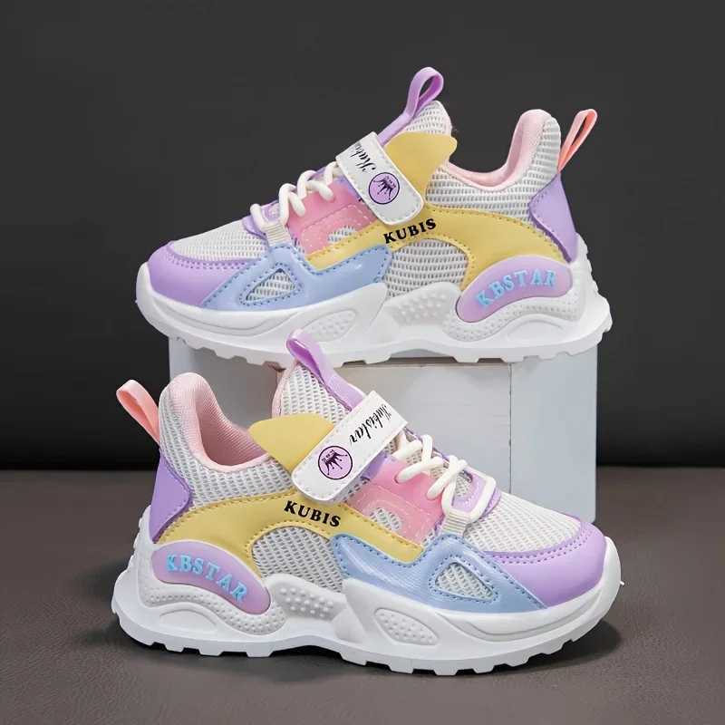 Athletic Outdoor Childrens sports shoes girls school casual shoes outdoor breathable running shoes lightweight velvet anti slip childrens shoes H24101