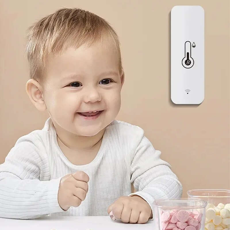 2PCS Tuya App Wireless Temperature Humidity Sensor Smart Home Remote Control Thermometer Hygrometer Work With Alexa Google