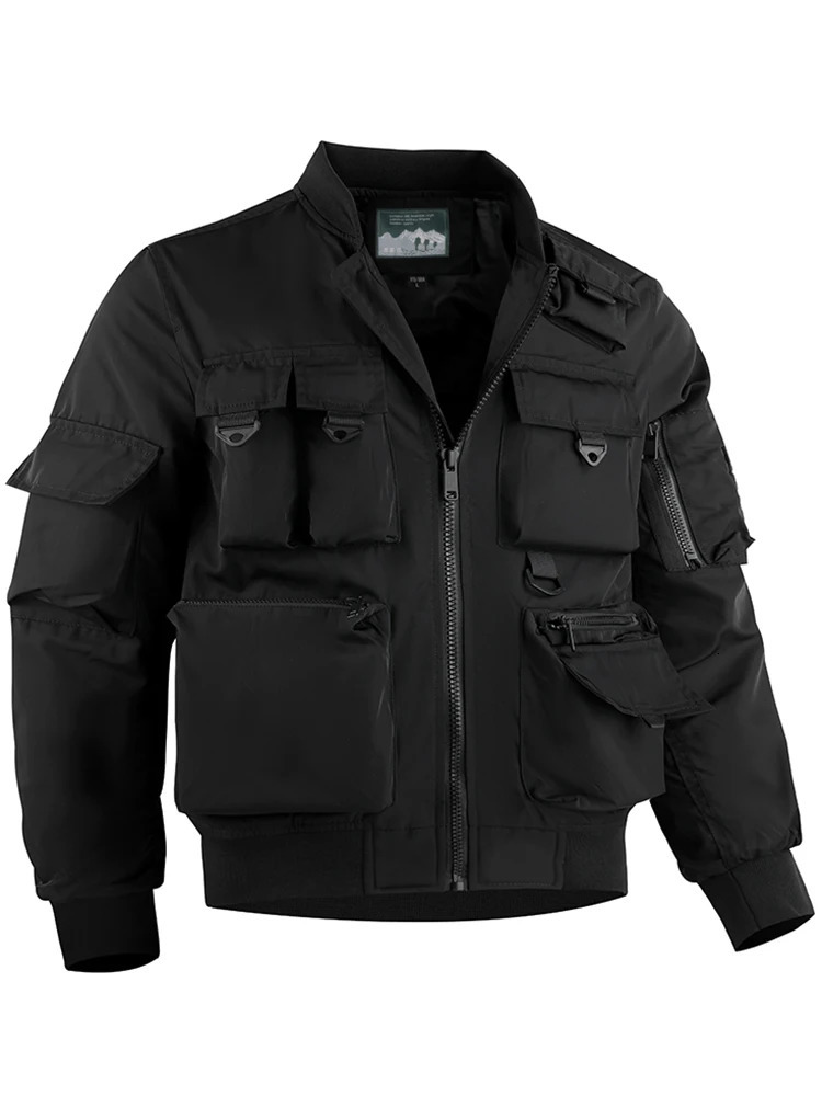 autumn/winter mens casual trend outdoor military off-road sports windproof and waterproof tactical jacket 241007