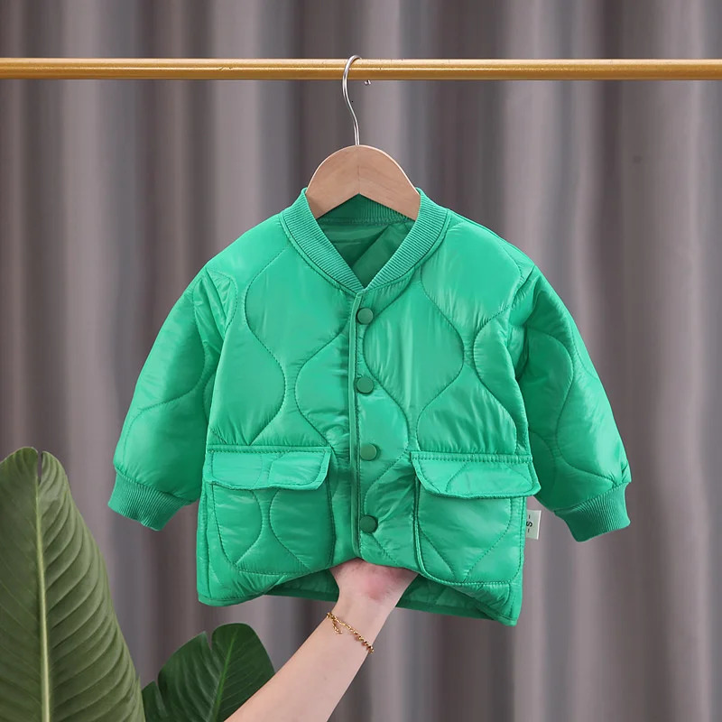 Spring Autumn Fashion Baby Boys Clothes Children Girl Solid Casual Cotton Coat Toddler Costume Infant Jacket Kids Sportswear 241018