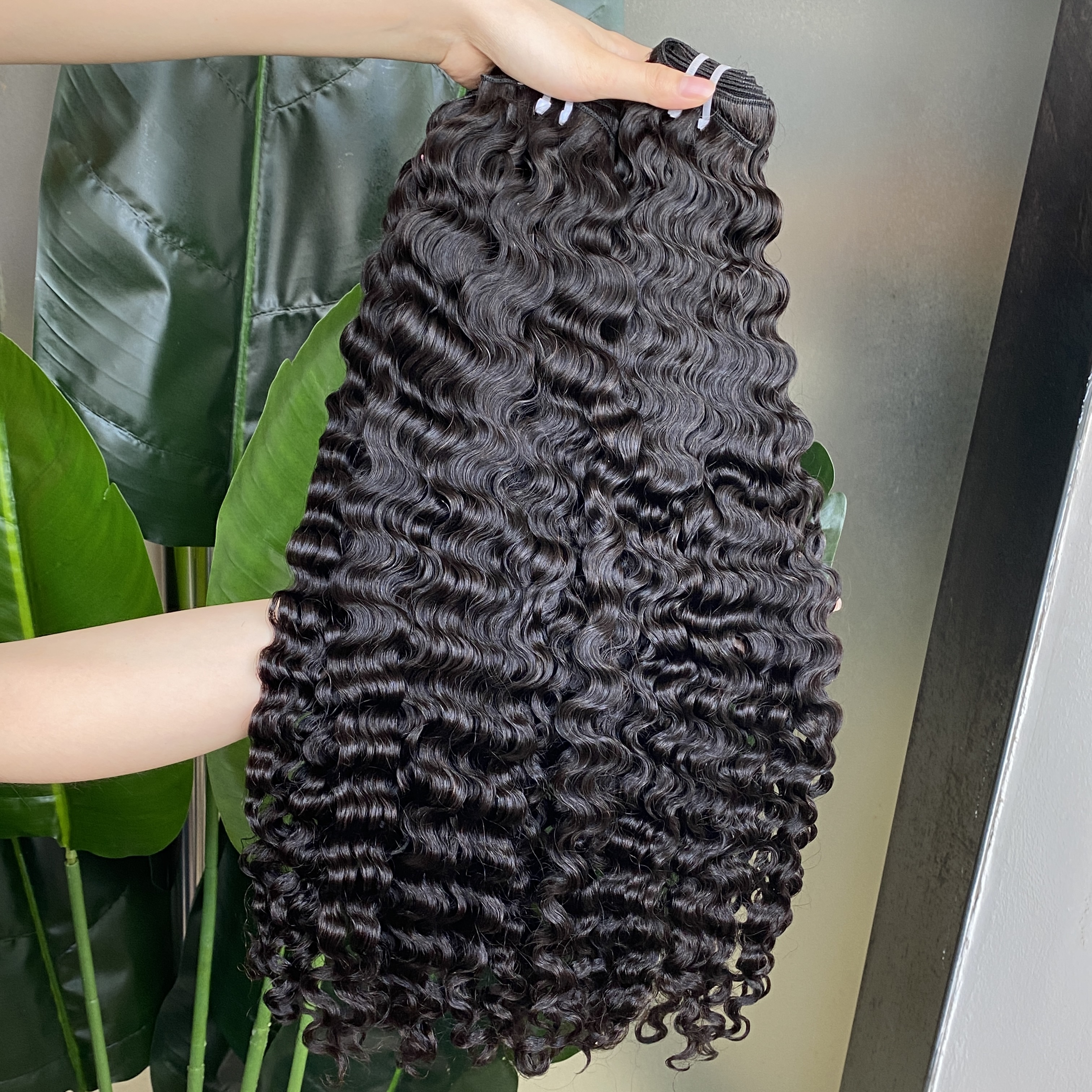 Burmese Curly Hair Weaves 1Pcs 14-32 Inches Natural Color Top Quality Brazilian Peruvian Indian 100% Raw Virgin Human Hair