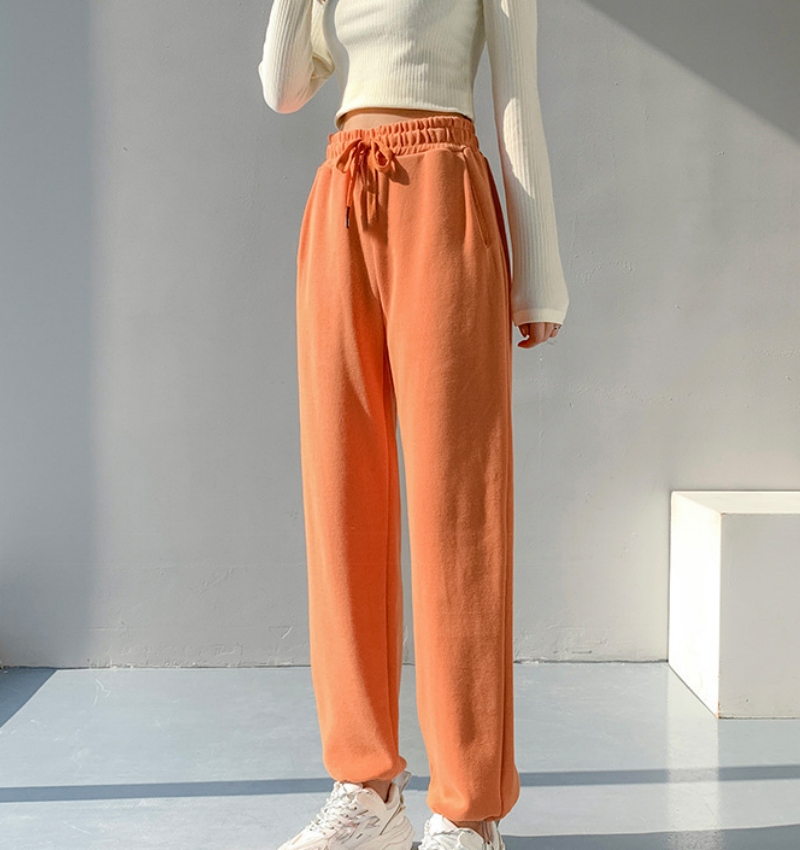 Fashionable hip-hop letter printed multi-color sportswear printed sweatpants hoodie casual men's and women's T-shirt