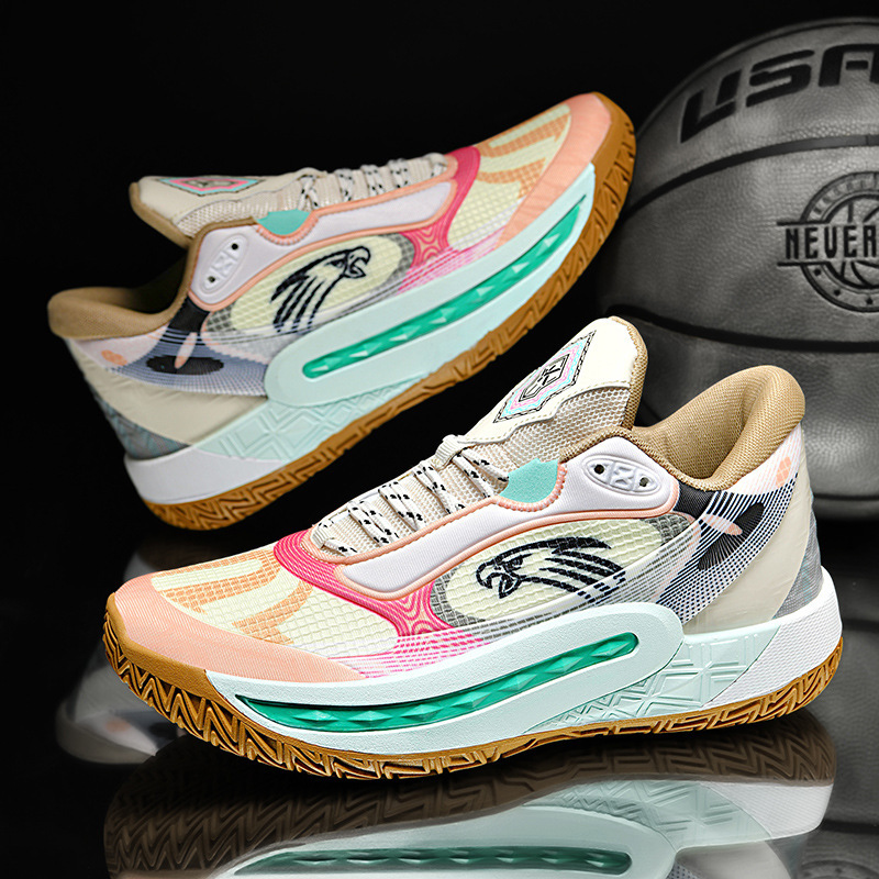 Basketball shoes, youth sports, concrete floor boots, men's and women's couple, student sports shoes
