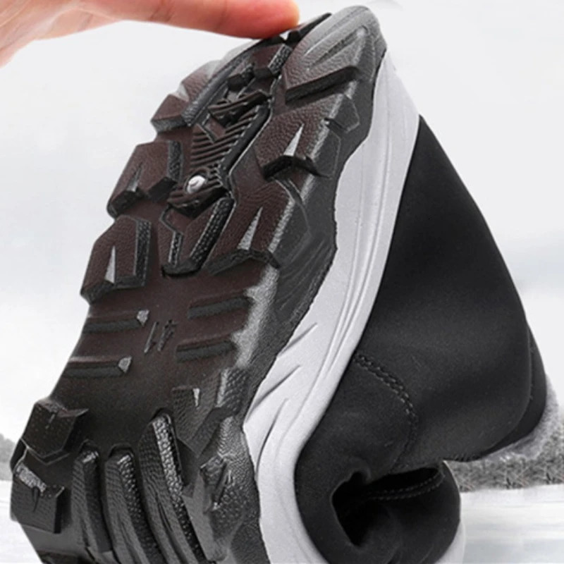 Womens boots unisex winter shoes womens waterproof snow boots womens sliding shoes plush shoes mens ankles Botas 241018