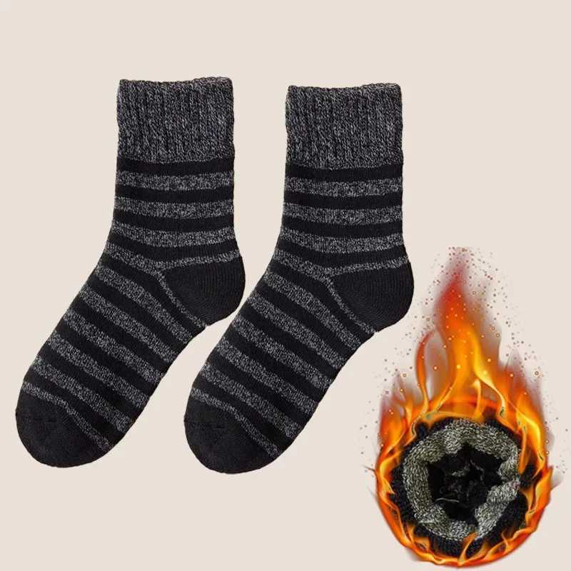 Winter Thicken Wool Socks for Mens High Quality Towel Keep Warm Sock Cotton Christmas Gift Socks for Male Thermal Socks 38-45XJ241019