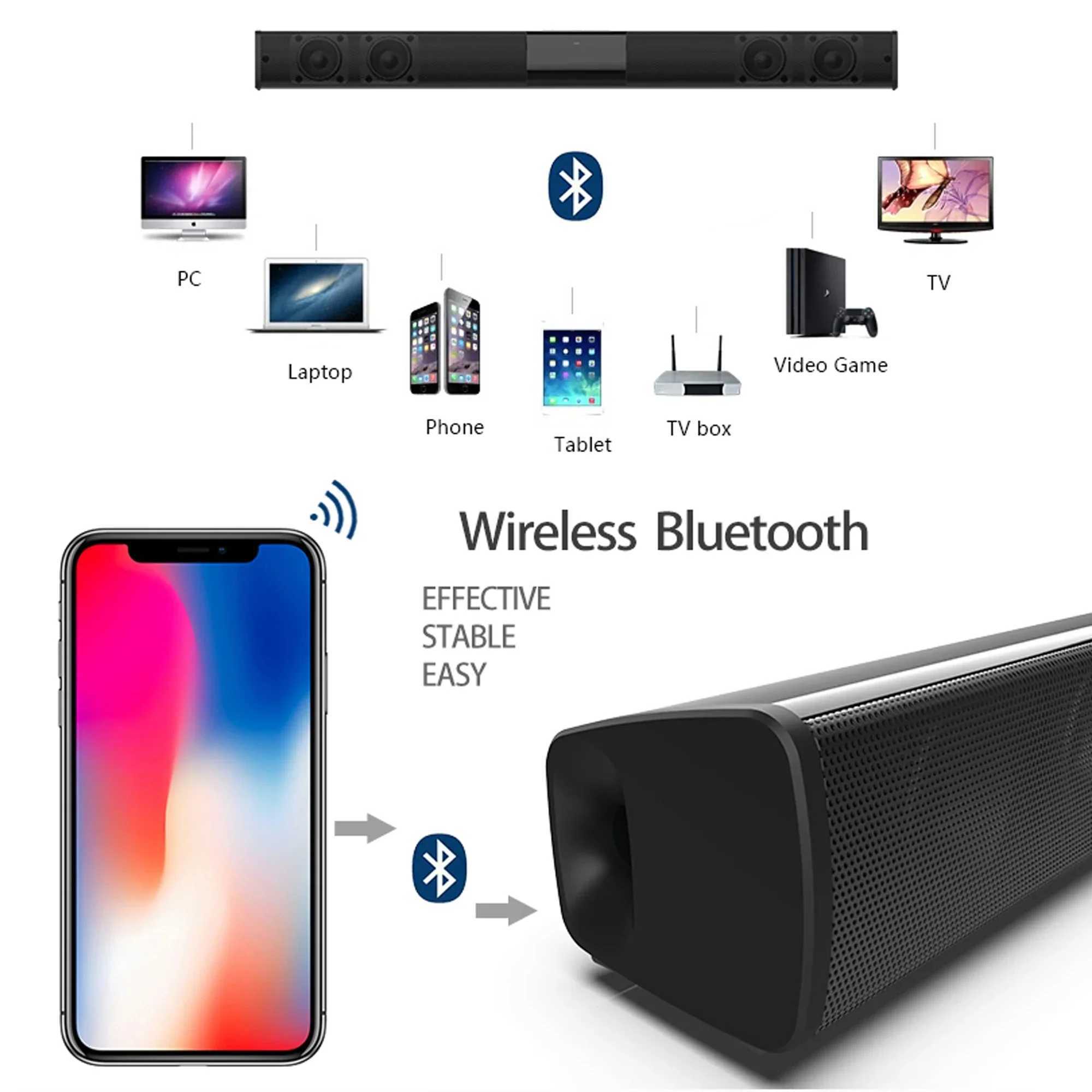 Loudspeaker box Home Theater Sound System Bluetooth Speaker Computer Speakers For TV Soundbar Box Subwoofer Radio Music Center Boom Box Column Z241020