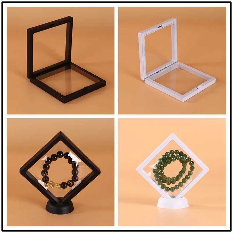Jewelry Box Transparent Storage Manager Display Portable Lock Necklace Earrings Ring Stand Display Jewelry Box W241019