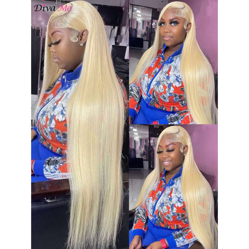 613 HD Frontal Wig 13x4 13x6 360 Full Transparent Honey Blonde Brazilian Straight Lace Front Human Hair Wigs for Women