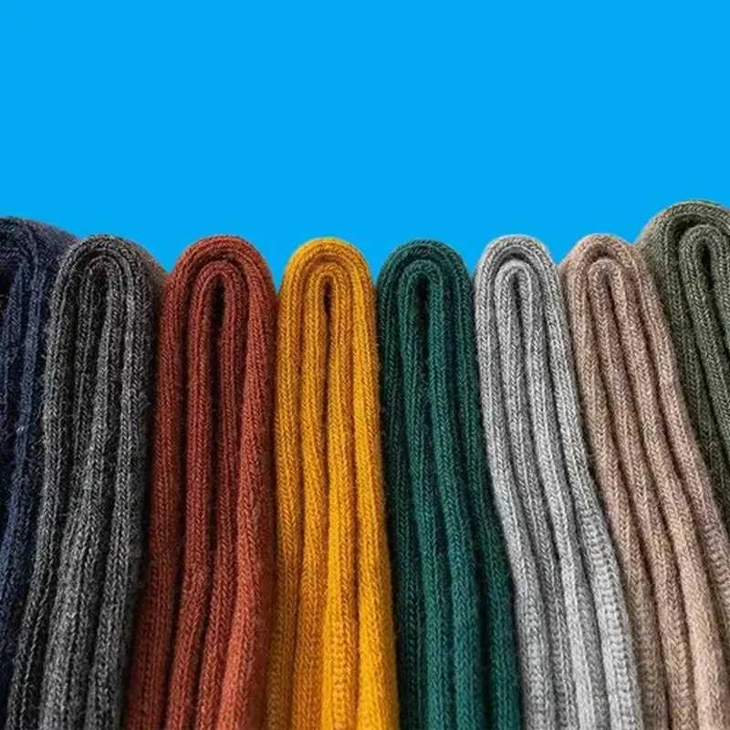 10/20 Pairs Long Socks Sweat-Absorbent Japanese Sports Mens Socks Korean Socks Mens Mid-Tube New Mens Autumn and Winter SocksXJ241019