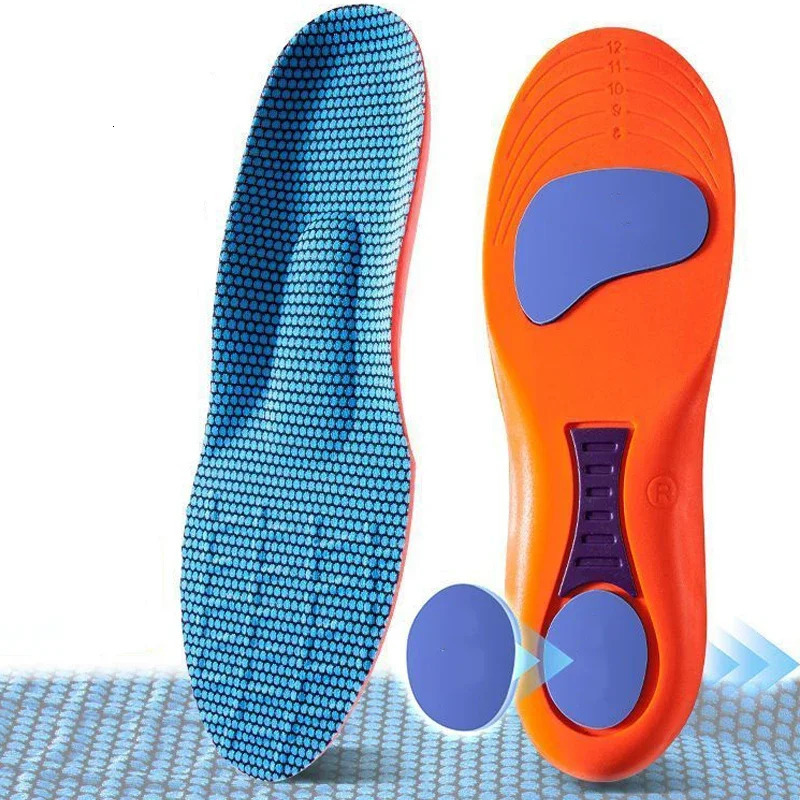 EVA Sports Insoles Feet Care Women Men Shock Absorption Orthopedic Shoes Sole Running Arch Support Pads Deodorant Cushion 241019