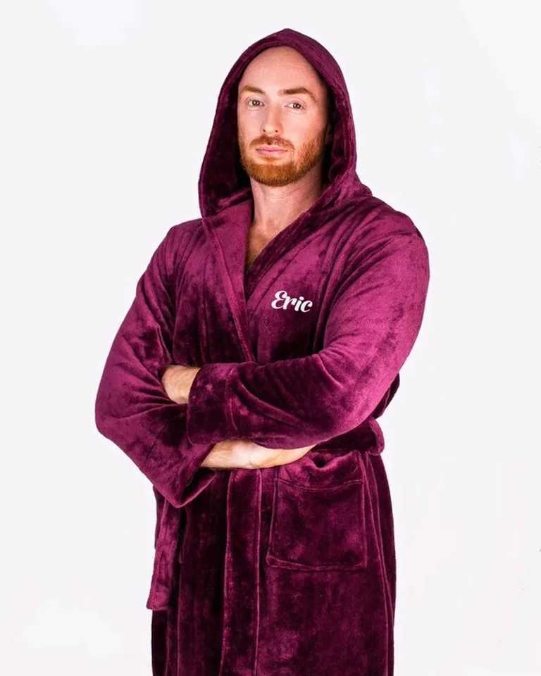 Mr And Mrs Personalization Hooded Bathrobes Customized Bathrobes With Name Women And Men Hooded Bathrobes Husband Wife HoneymoonXJ241018