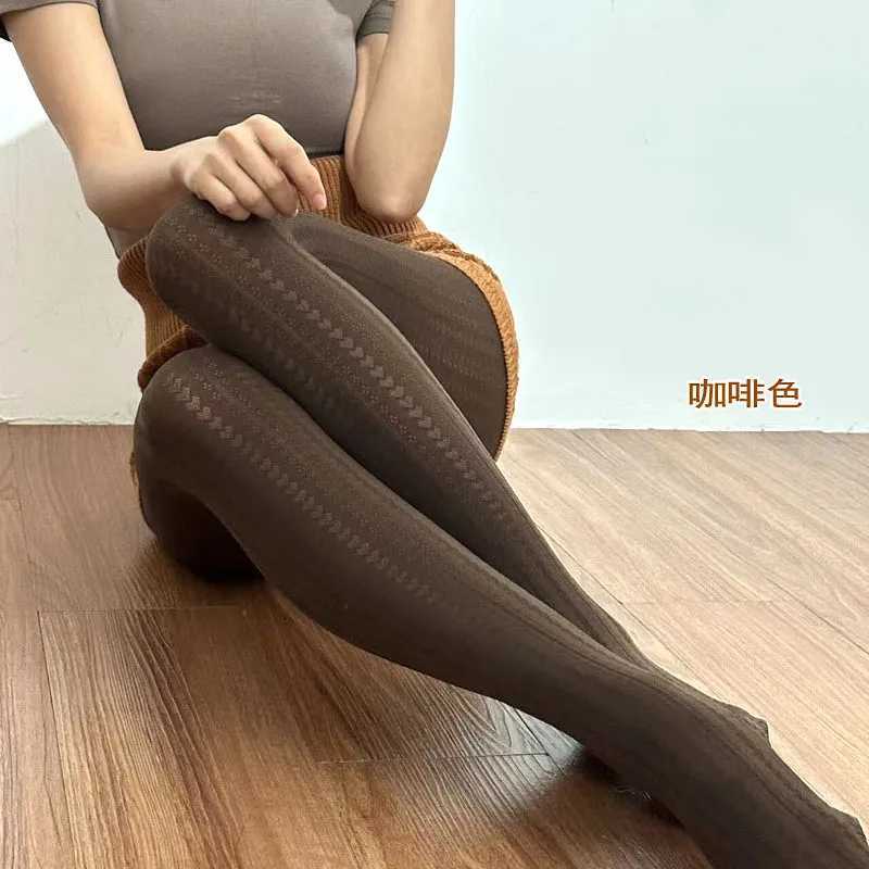 Socks Hosiery Anime Lolita Stovepipe Socks Women Leg Slimming Maid Cosplay Love Stripe Tuiwa Tights Girl Velvet Silk Stockings Y2408330ONTS