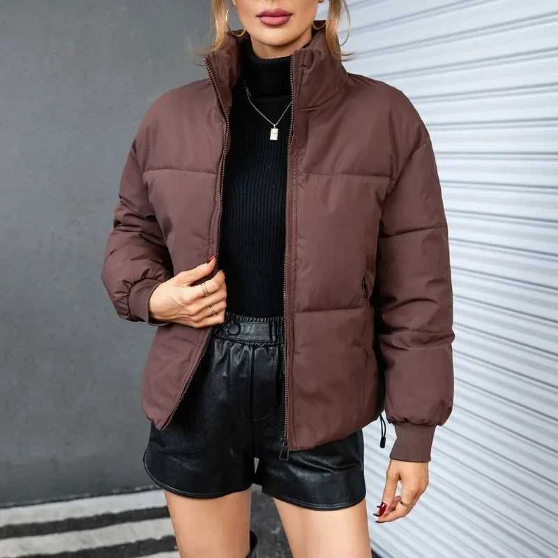 Outwear Short Idle Style Down Cotton-Padded Coat Trend Keep Warm Coat Parkas Women Loose and Warm Bread Coats Winter JacketsX241019