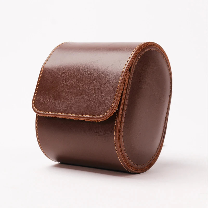 1 slot grid watch box rolling travel box fashionable and portable retro leather display storage box high-quality gift watch box 241018