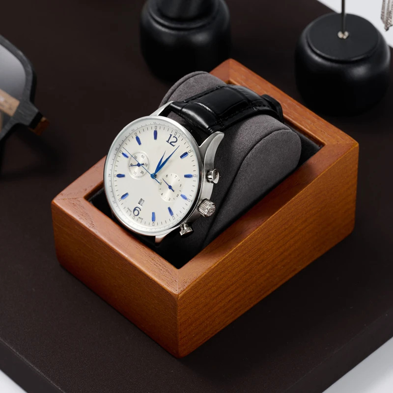 Oirlv Wooden Watch Stand Storage Box Solid Wood Watch Stand Display Stand Wooden Watch Stand Storage Box 241018