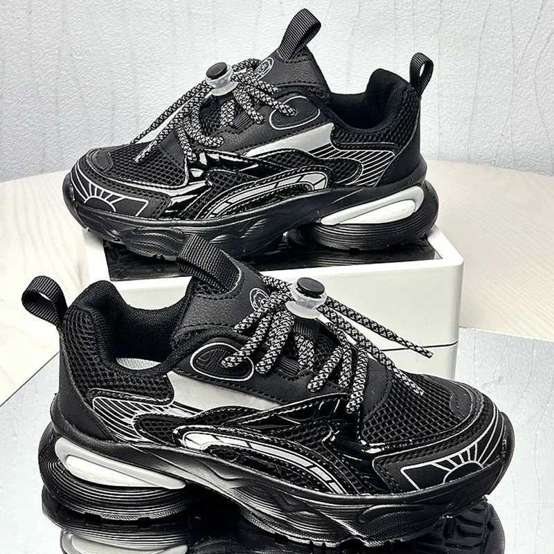 Athletic Outdoor Childrens running shoes high-quality mesh casual shoes lightweight pads comfortable and breathable childrens sports shoes H241019