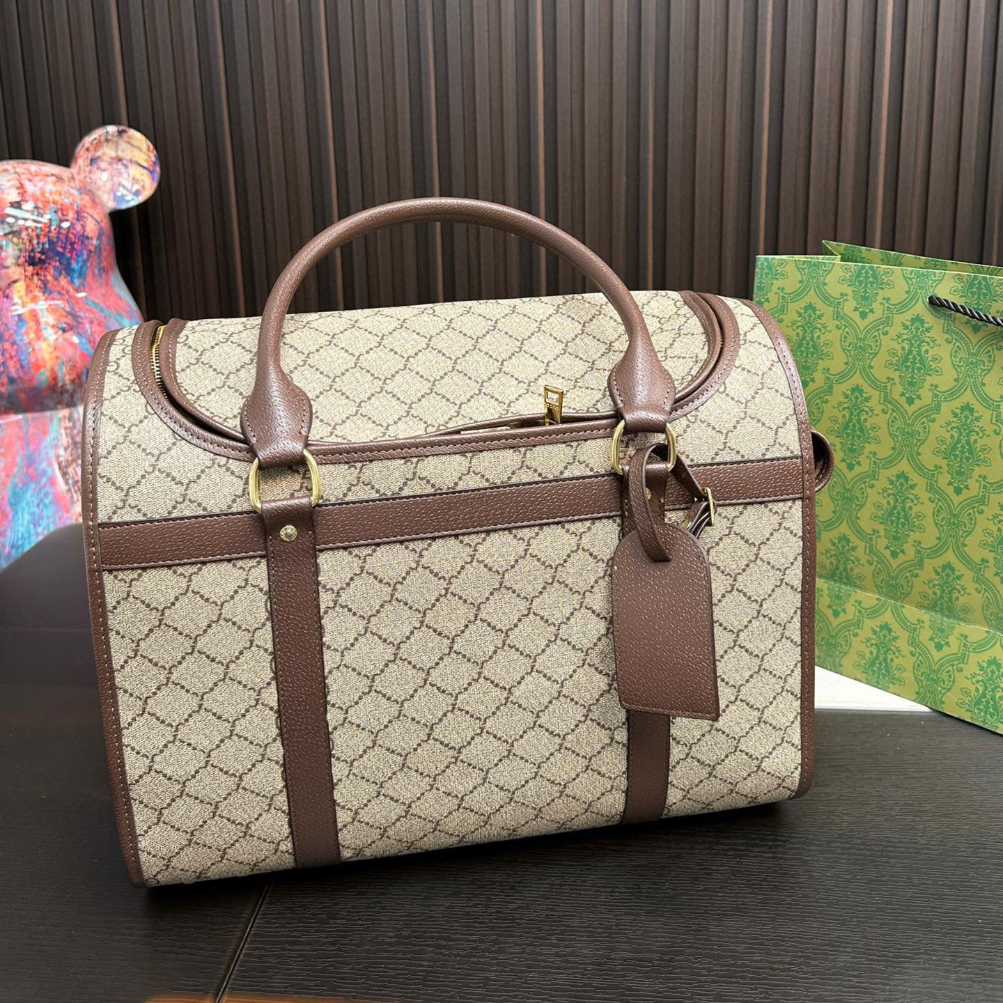 pet carrier dog bag designer dog harnesses leashes cat carriers case handbags net travel outdoor leather step in puppy vest mesh window luxury double handles tote