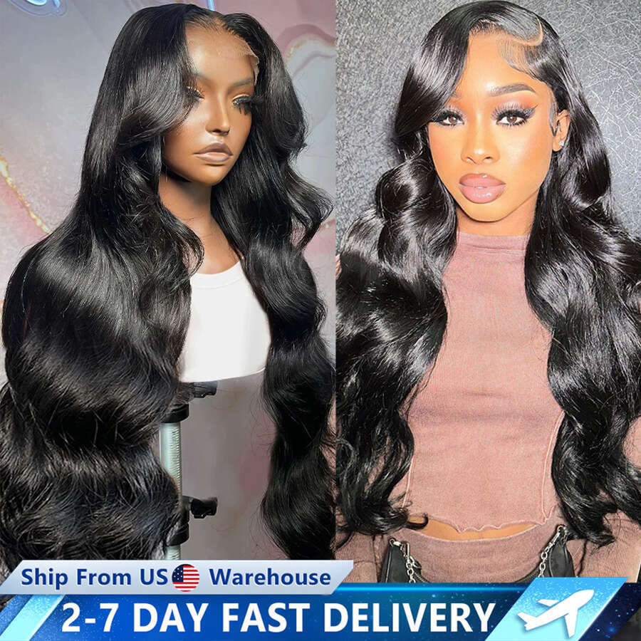 x Body Wave Lace Front Wig Human Hair Glueless Ready To Wear Pre Cut plucked