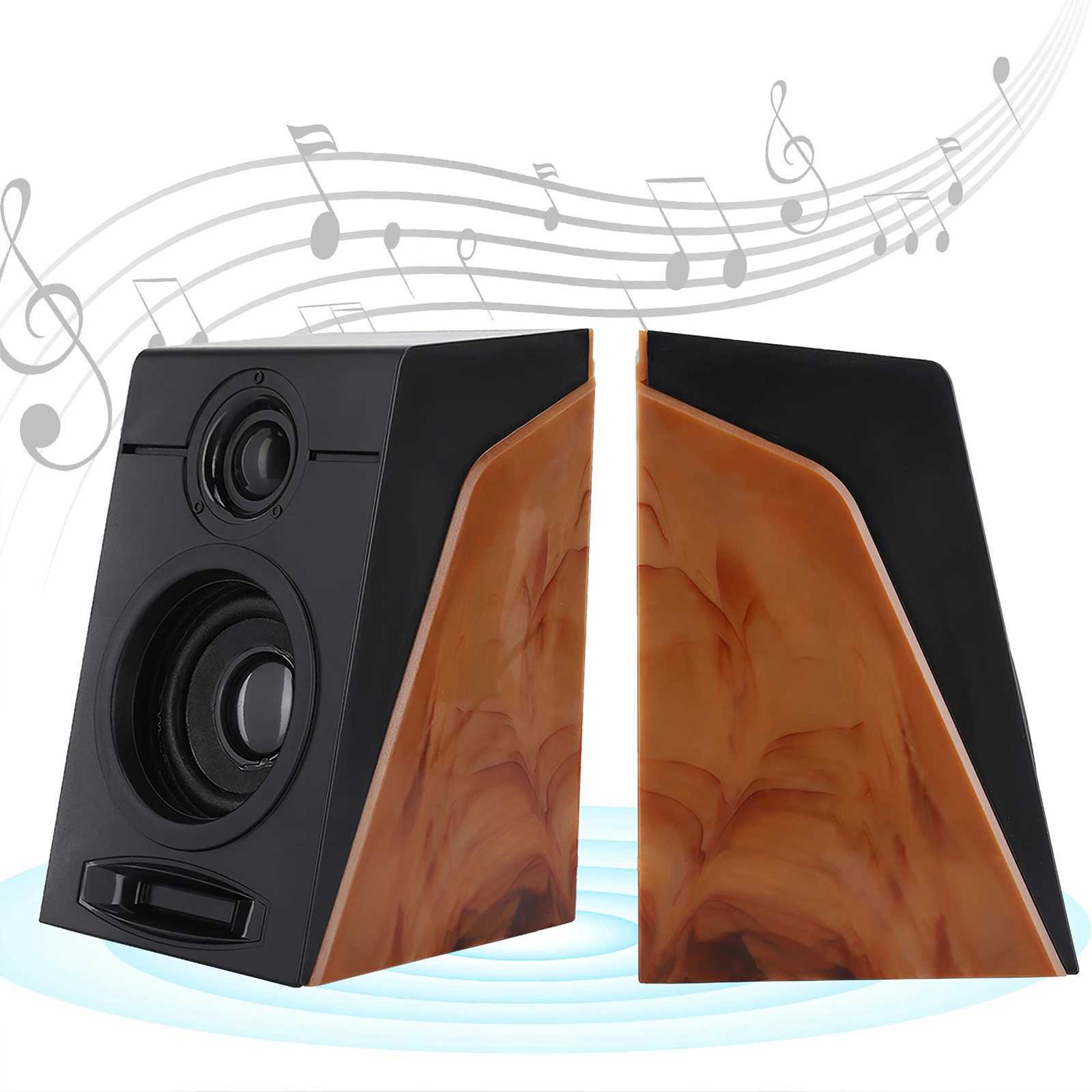 Loudspeaker box 2 Pack Computer Bass Speaker USB Wired Multimedia Speakers PC Gaming Supply Sound Box for Household Studio Shop Z241019