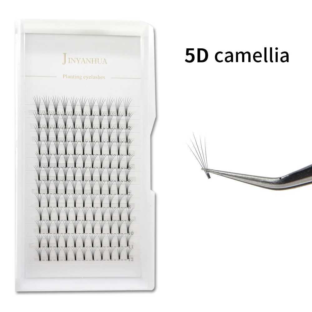 Premade Volume Fans 2d/3d/4d/5d Camellia Individual Eyelashes Extensions Pre Made Wide Fan False Eyelash Mink Lashes Make UpXJ241019