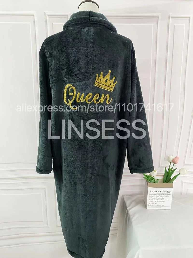 Customized Honeymoon Robes Couples Spa Robes Gift Bride And Groom Gift Mr Mrs Bathrobes Flannel Anniversary King Queen BathrobesXJ241018