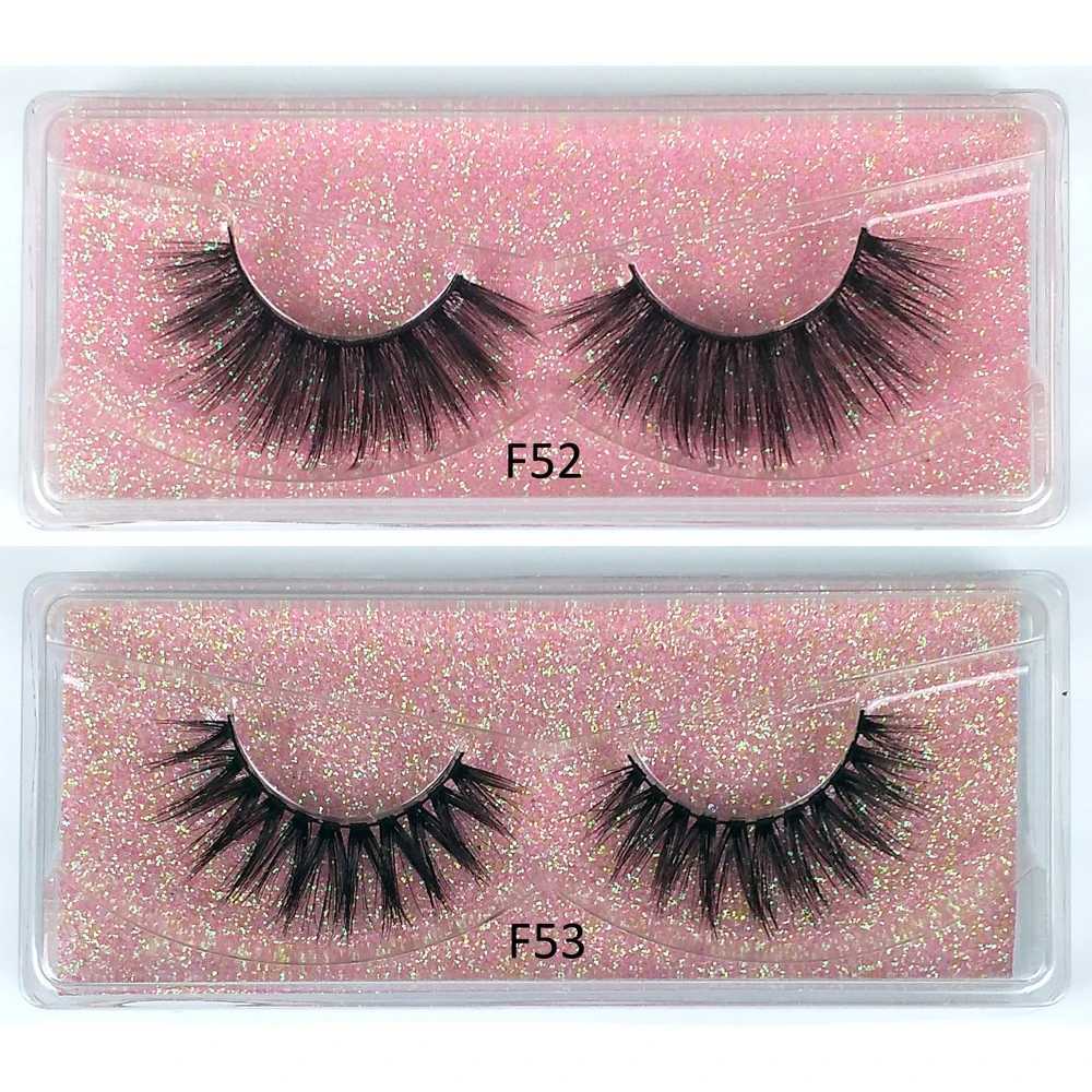 10 Pairs 3D Mink Lashes In Bulk Natural False Eyelashes Hand Made Makeup Eye Lashes 3D Mink EyelashesXJ241019