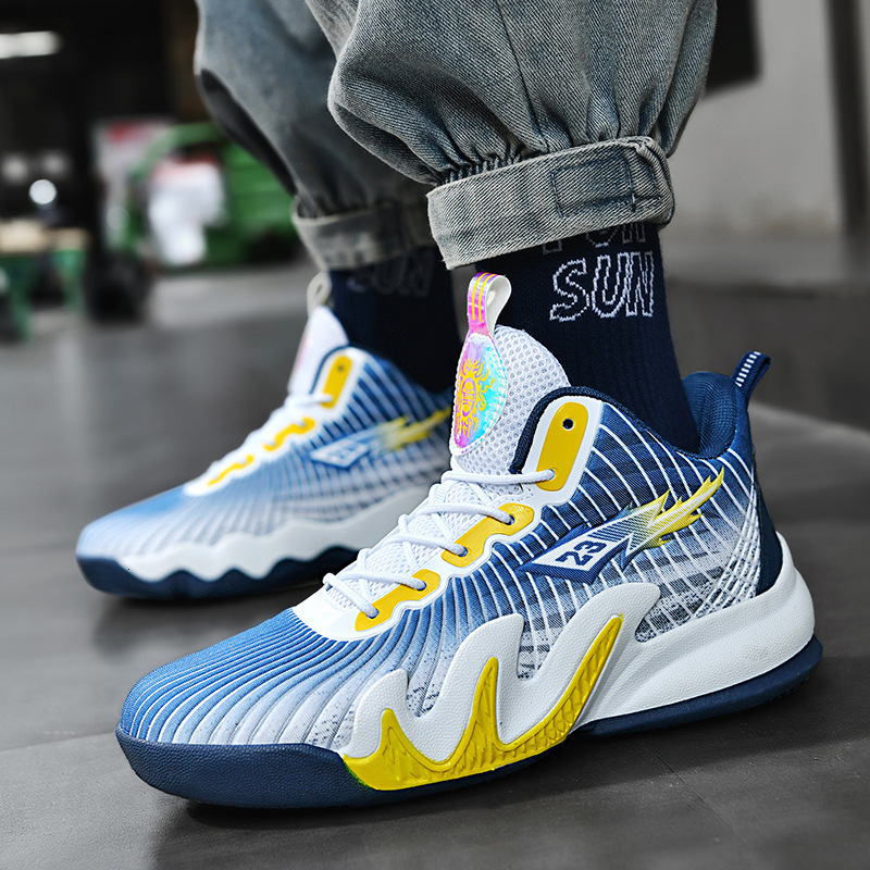 High top basketball men sports shoes, practical training for teenagers, primary and secondary school students,
