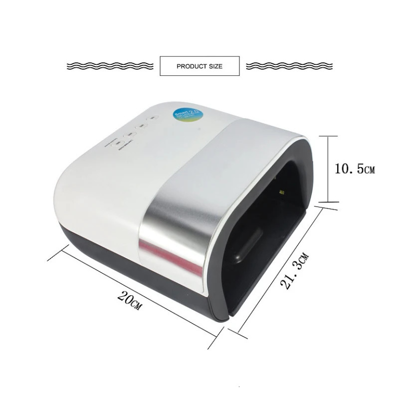 48W intelligent UV LED light nail dryer 36PCS LED gel polishing intelligent automatic sensor single fingernail dryer fast drying nail equipment 241018