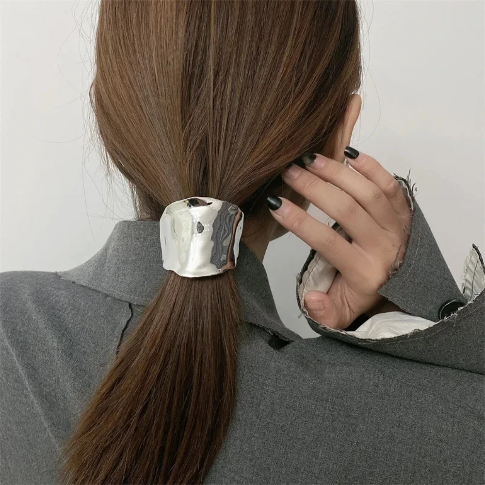 Bohemian Design Advanced Concave and Convex Craftsmanship Hair Clip Retro Hair Clip Fork Hair Clip Fashionable Metal Hair Ring Selling 241018