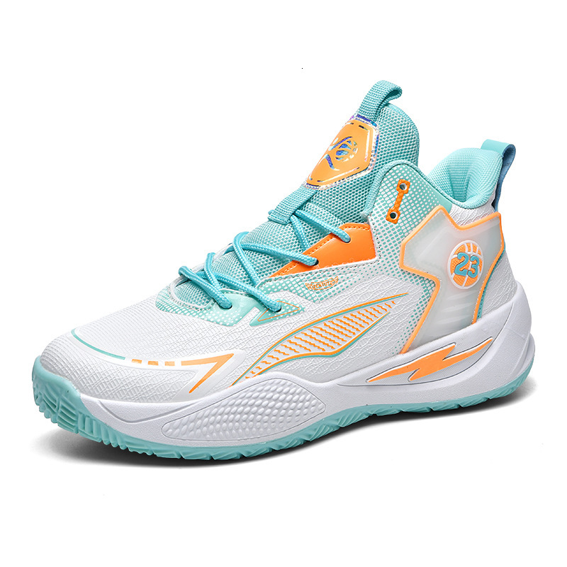 Indoor outdoor basketball men women, practical boots couples, junior high middle school students, and children, sports shoes for adults