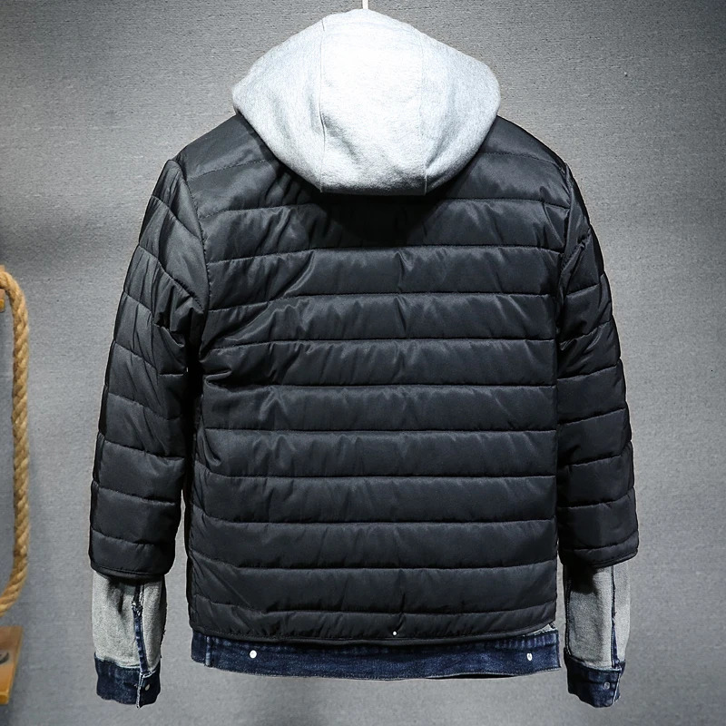 2023 Men Blackblue Winter Jean Jackets Outerwear Warm Denim Coats Liner Thicker Wool Large Size m4xl 241010