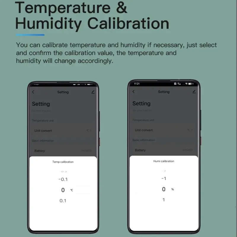 2PCS Tuya App Wireless Temperature Humidity Sensor Smart Home Remote Control Thermometer Hygrometer Work With Alexa Google