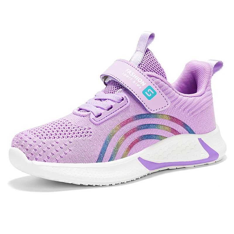 Athletic Outdoor Spring and autumn childrens shoes baby girls casual sports shoes breathable soft non slip walking and running sports shoes size 26-38