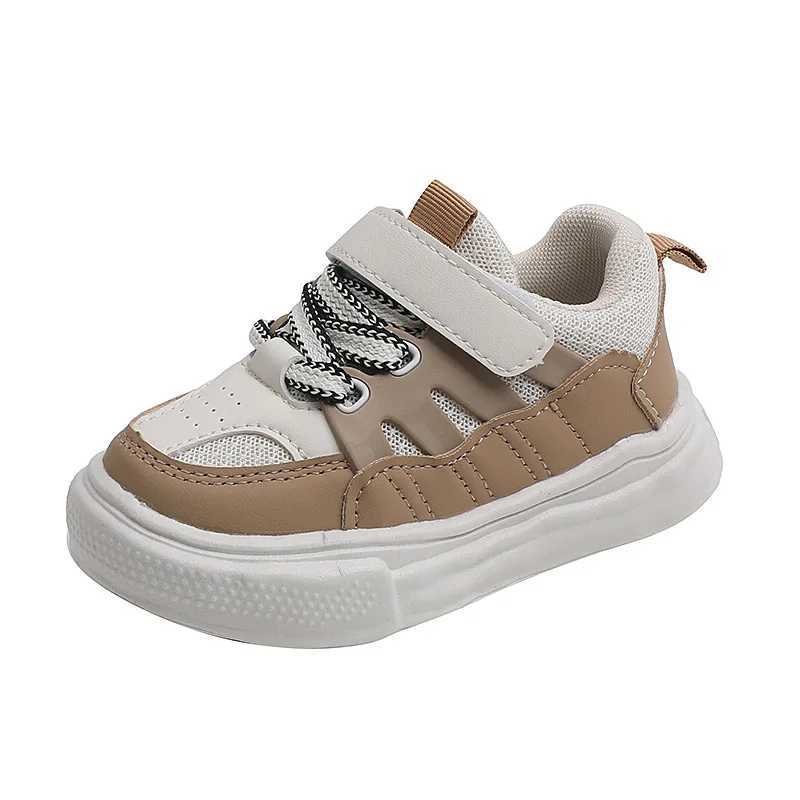 Athletic Outdoor Childrens Sports Shoes 2024 Spring Girls and Boys Breathable Sports Shoes Childrens Outdoor Running Shoes Childrens Apartment 22-31 H
