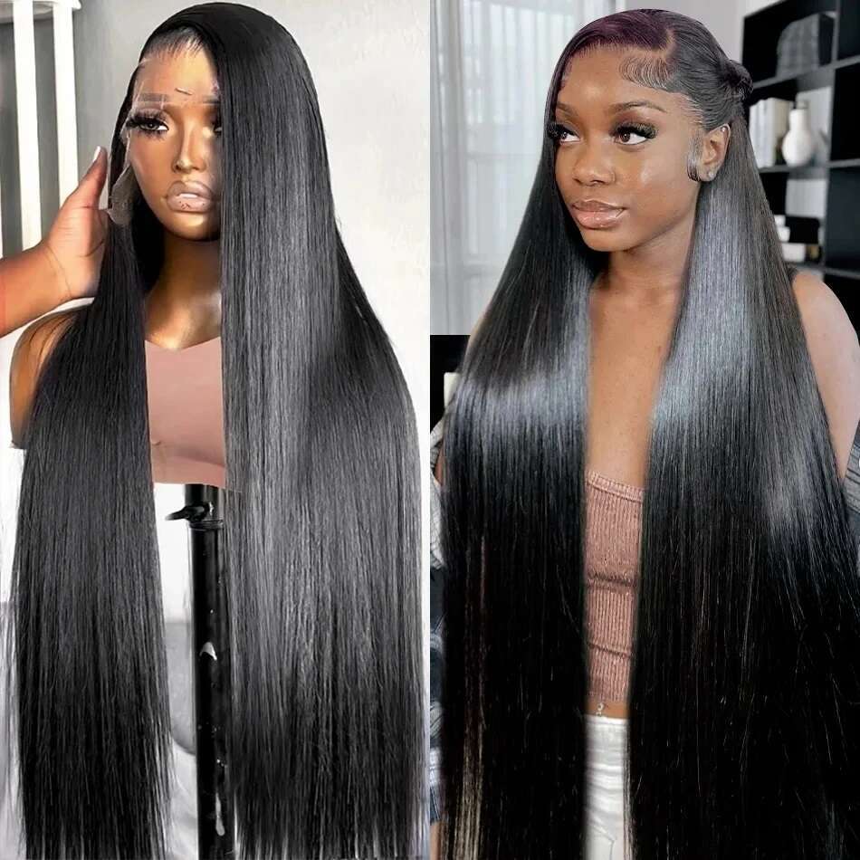 Bone Straight Transparent 13x6 Frontal Human Hair Wigs Cheap Brazilian Remy 13x4 Lace Front Wig For Women On Clearance Sale