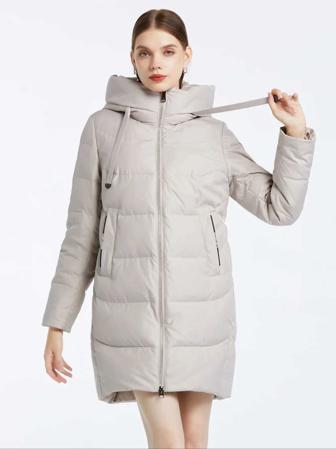 Cinemore Womens Jacket Winter 2023 Warm Long Parkas Hooded Outerwear Female Clothing Fashion Down Jacket Women Coat UnisexX241019