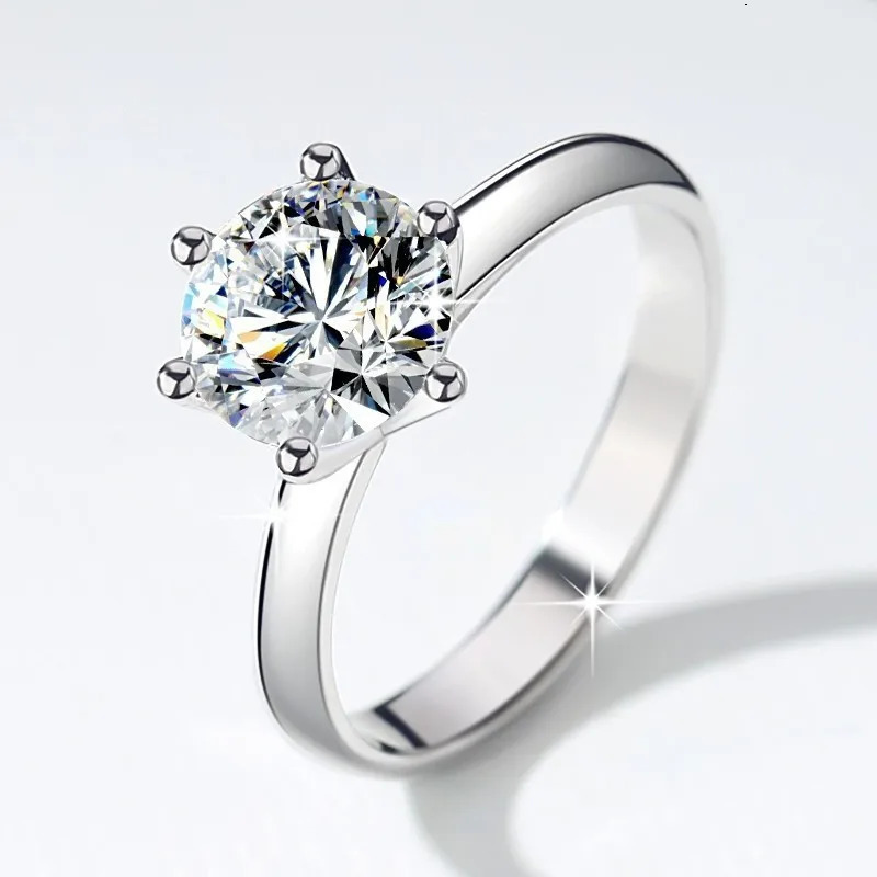 JitDoo GRA Certified 1-5CT Ring VVS1 Laboratory Diamond Card Ring Female Engagement Promise Wedding Band Jewelry 241007