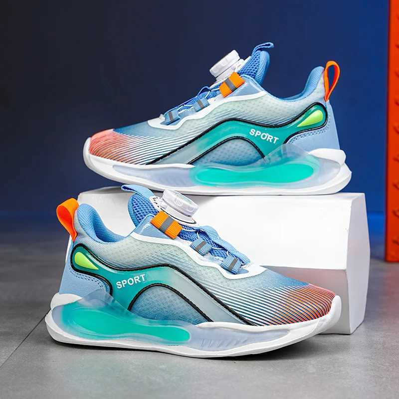 Athletic Outdoor Boys Girls Shoes Tennis Running Lightweight Breathable Sneakers for Kids H241019