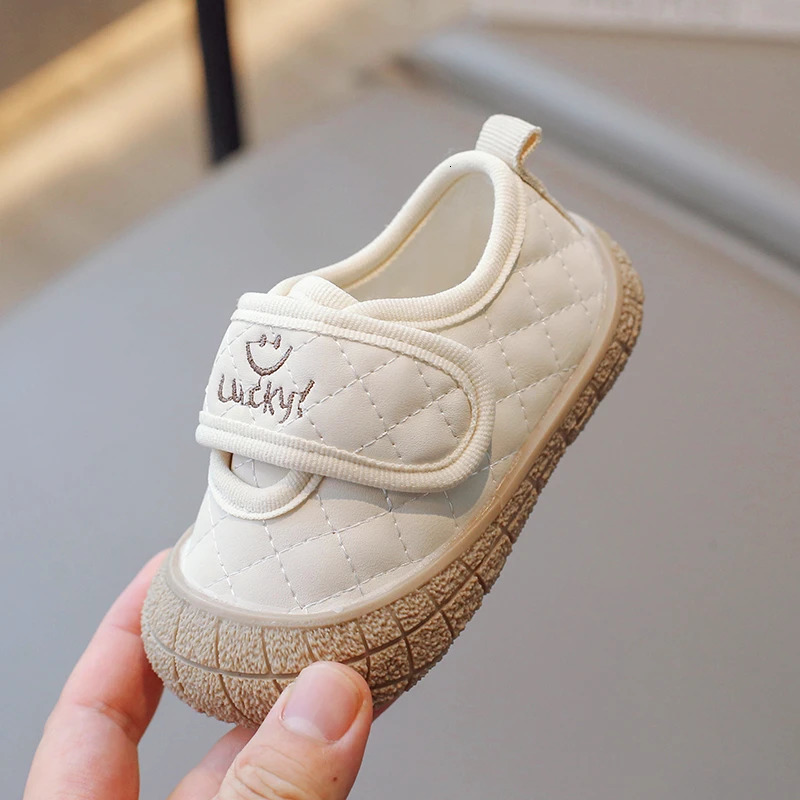 Childrens Toddler Shoes Four Seasons Soft Soled Casual for Boys Girls 06 Years Old Khaki Matching Kids Single 241018
