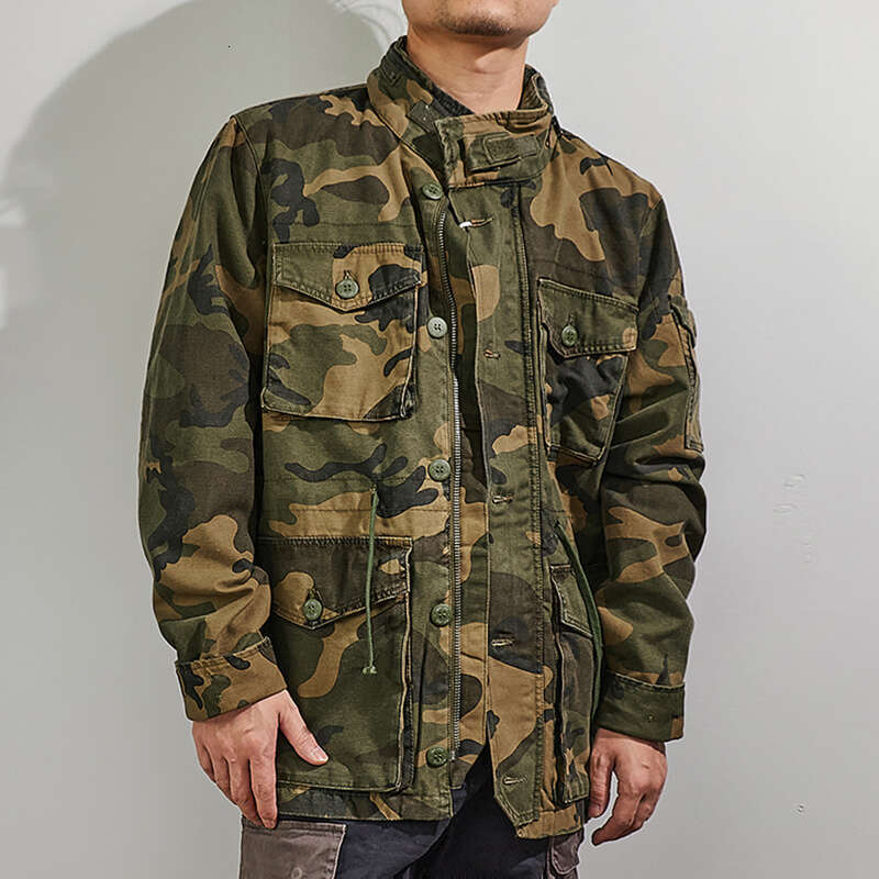 Men's Military Tactics Jacket Multiple Pockets Cargo Coat Thicken Ing Padded Clothes M-65 Army Jackets For Male