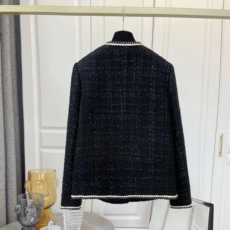 Korean Fashionable Jacket Women Autumn Winter Plus Size Coat Men Womens n Niche Loose Versatile Tweed Top Aesthetic 241019