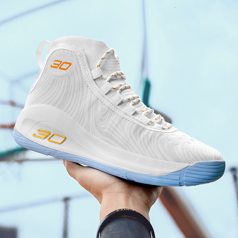 Platinum basketball primary secondary school students, small white practical use, men's big children's shoes, high top sports shoes for men 